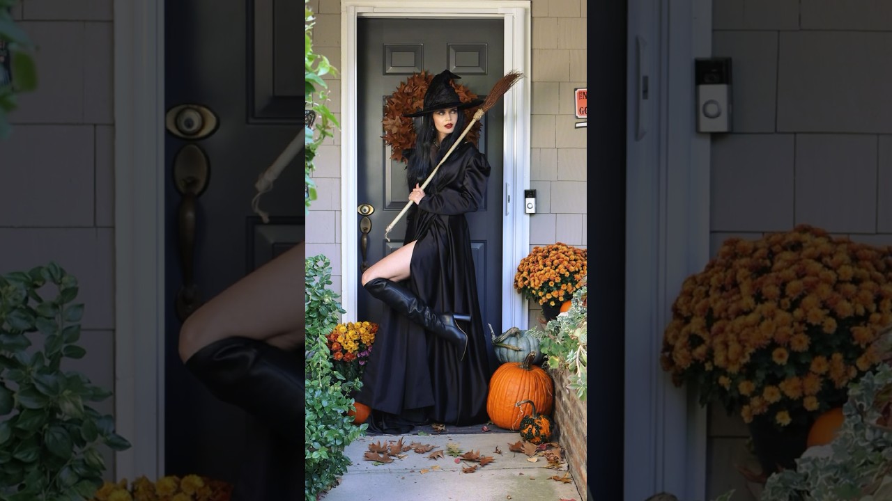 HALLOWEEN, BUT MAKE IT FASHION!🎃🍭 #halloween #halloween2023 #witches #halloweencostume #witchcore