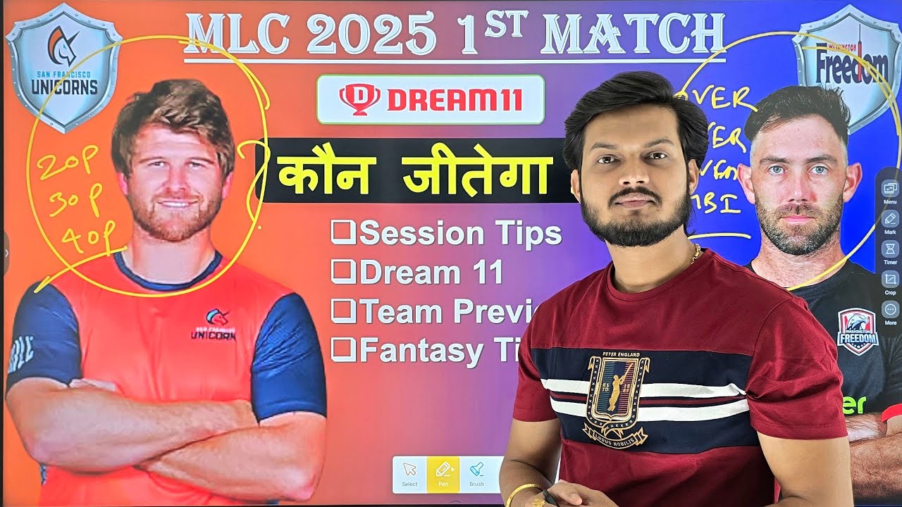 Mlc 2025 1st match prediction, San francisco unicorns vs washington freedom prediction, Sfu vs wf