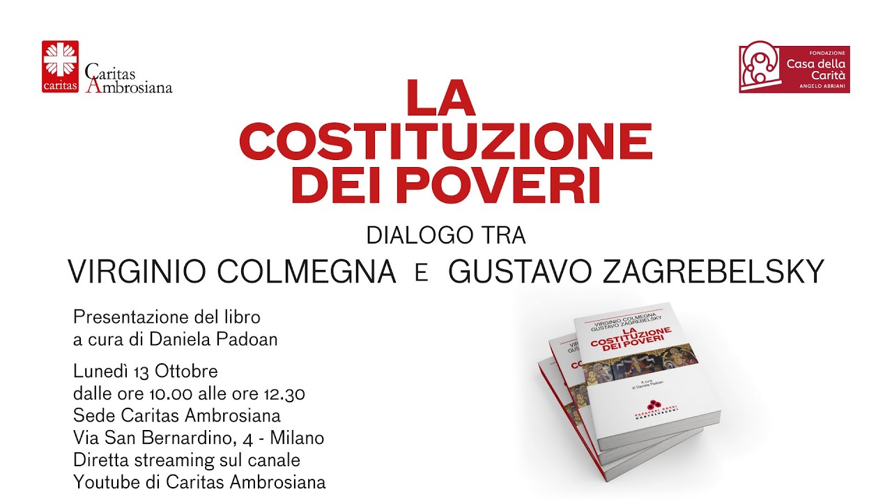 La costituzione dei poveri - Dialogo tra don Virginio Colmegna e Gustavo Zagrebelsky