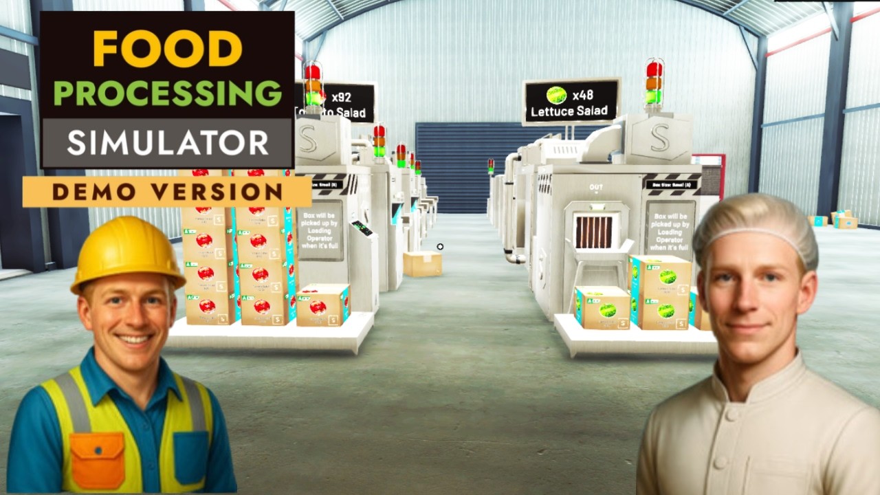 Trying Food Processing Simulator Demo | No Commentary