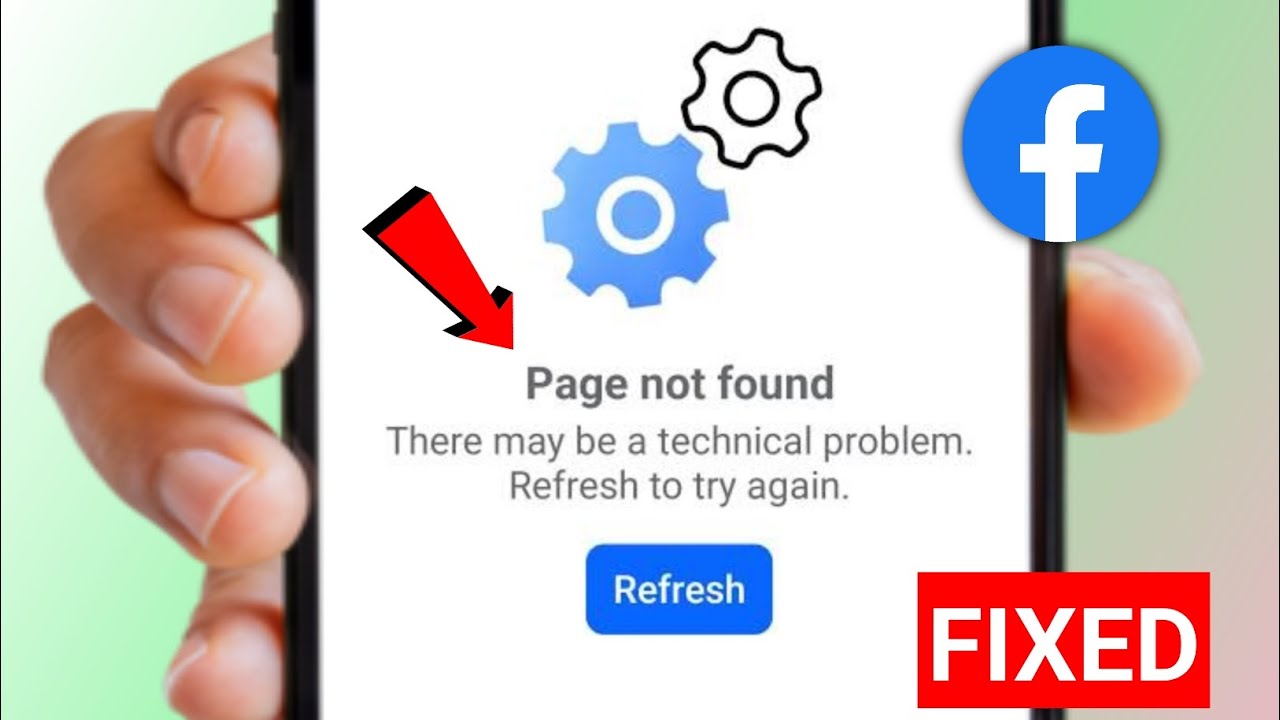 How to Fix Page Not Found Problem On Facebook || There may be a technical problem in Facebook