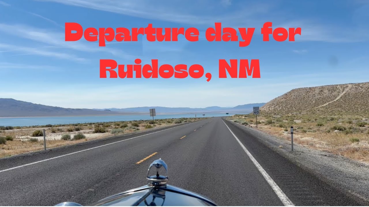 Departure to Ruidoso New Mexico. Day 1 of our 1200 mile trip for the MAFCA national tour.