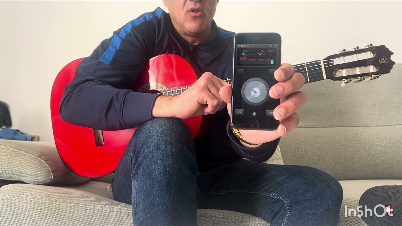 INICIACIÓN A lOS RASGUEOS DE LA GUITARRA FLAMENCA RUPEMO bpm 🔥 PARA PRINCIPIANTES CON METRÓNOMO!!!