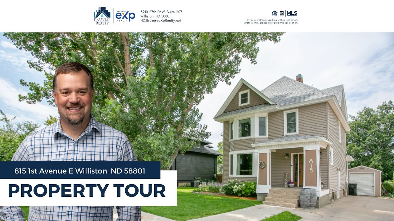 Charming Historic 3-Bedroom Home for Sale in Williston, ND | Full House Tour