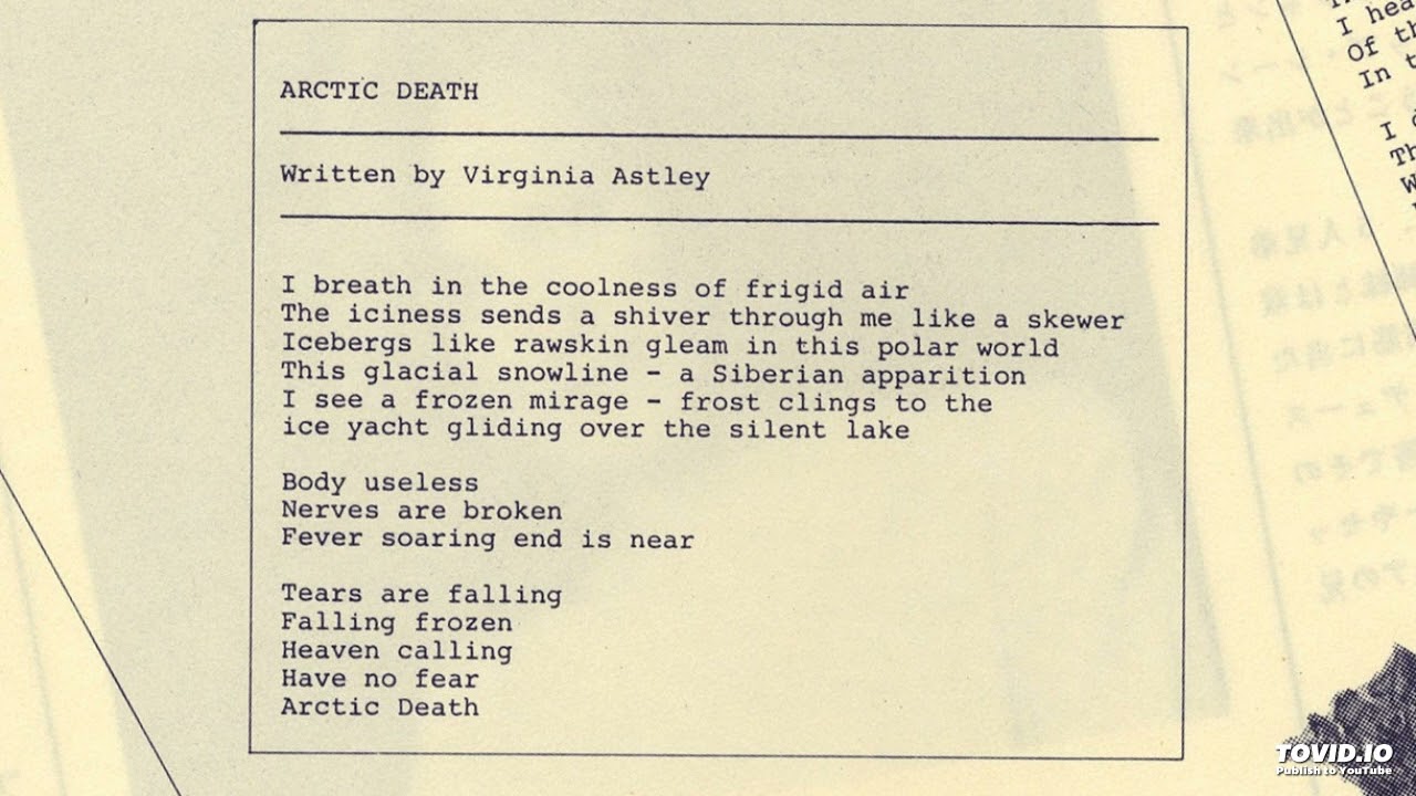 Virginia Astley - Arctic Death (1982)