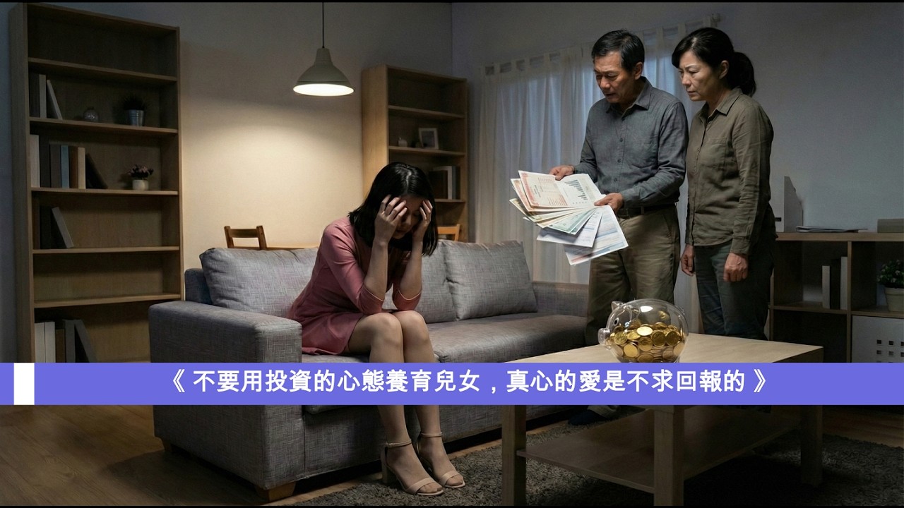 《 不要用投資的心態養育兒女，真心的愛是不求回報的 》#親子關係 #原生家庭 #心理學 #愧疚感 #討債式養育#奴隸組思維 #高利貸式的愛