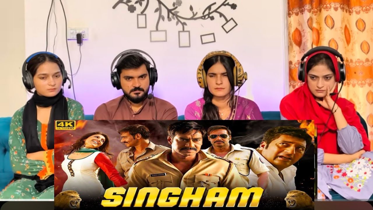 Singham Movie Reaction Part 7 Ajay Devgan , Kajal Agarwal,  Prakash Raj  