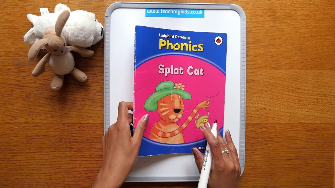 Splat Cat Phonics Book 2 - Phonics and Letter Sounds  - Teach My Kids Phonics