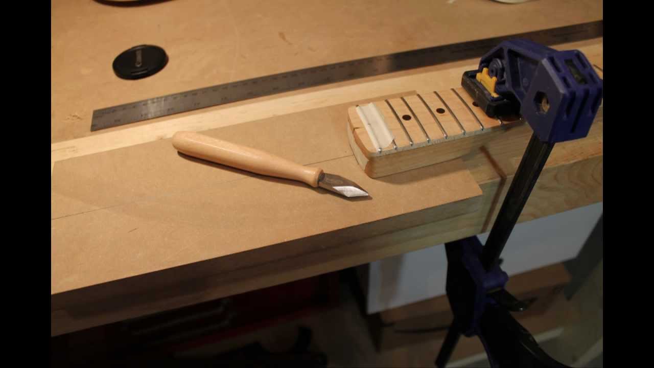 BBG-V008 Fabrication d'une guitare électrique - Corps de la guitare