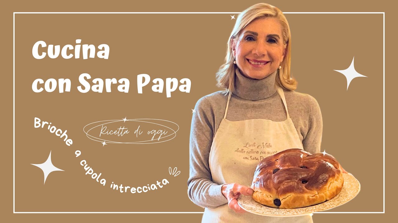 Brioche a cupola intrecciata, ricetta facile con lievito madre di Sara Papa
