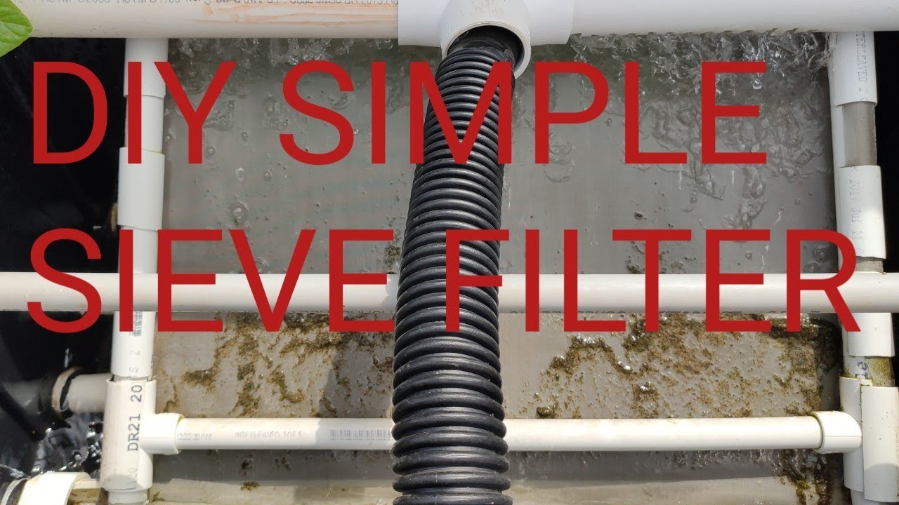 Sieve Filter for Koi Pond