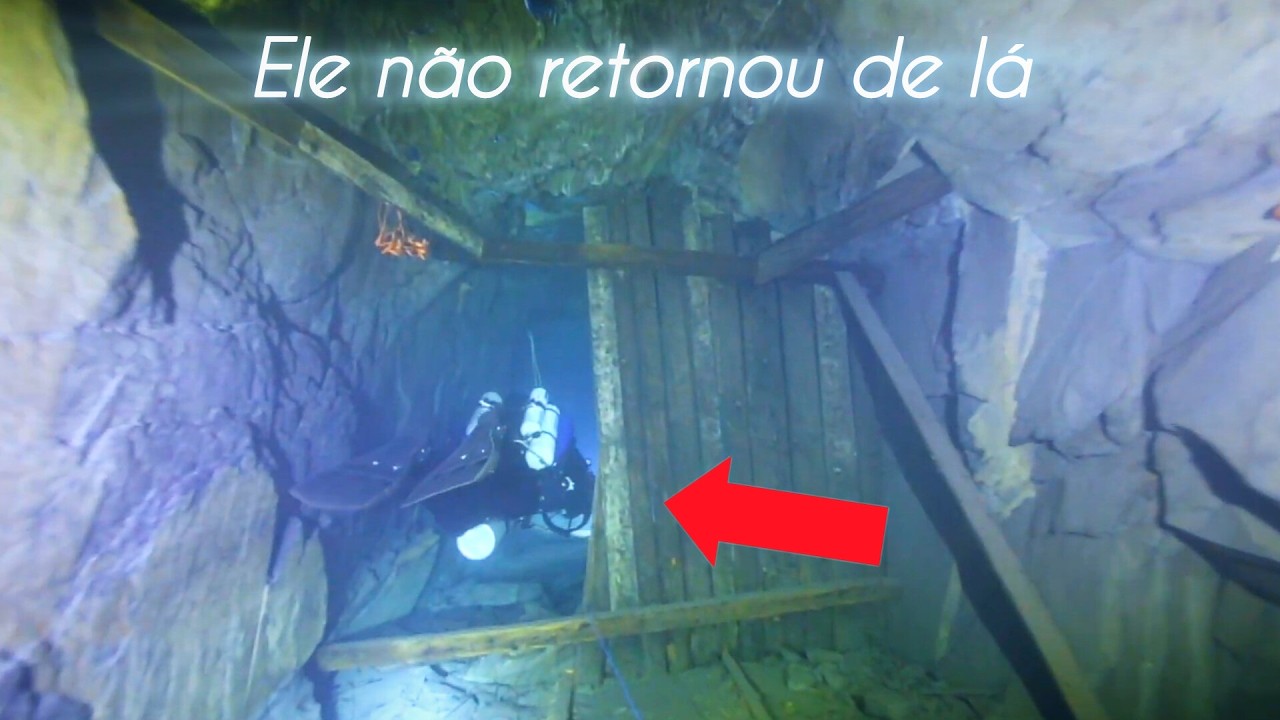 Eles mergulharam na Antiga Mina Inundada | Mergulho Em Caverna Deu ERRADO