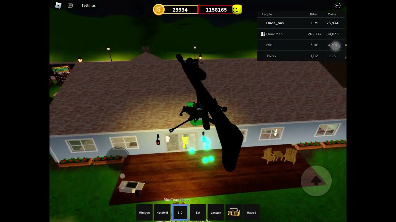 Secret place | roblox shoot and eat noobs