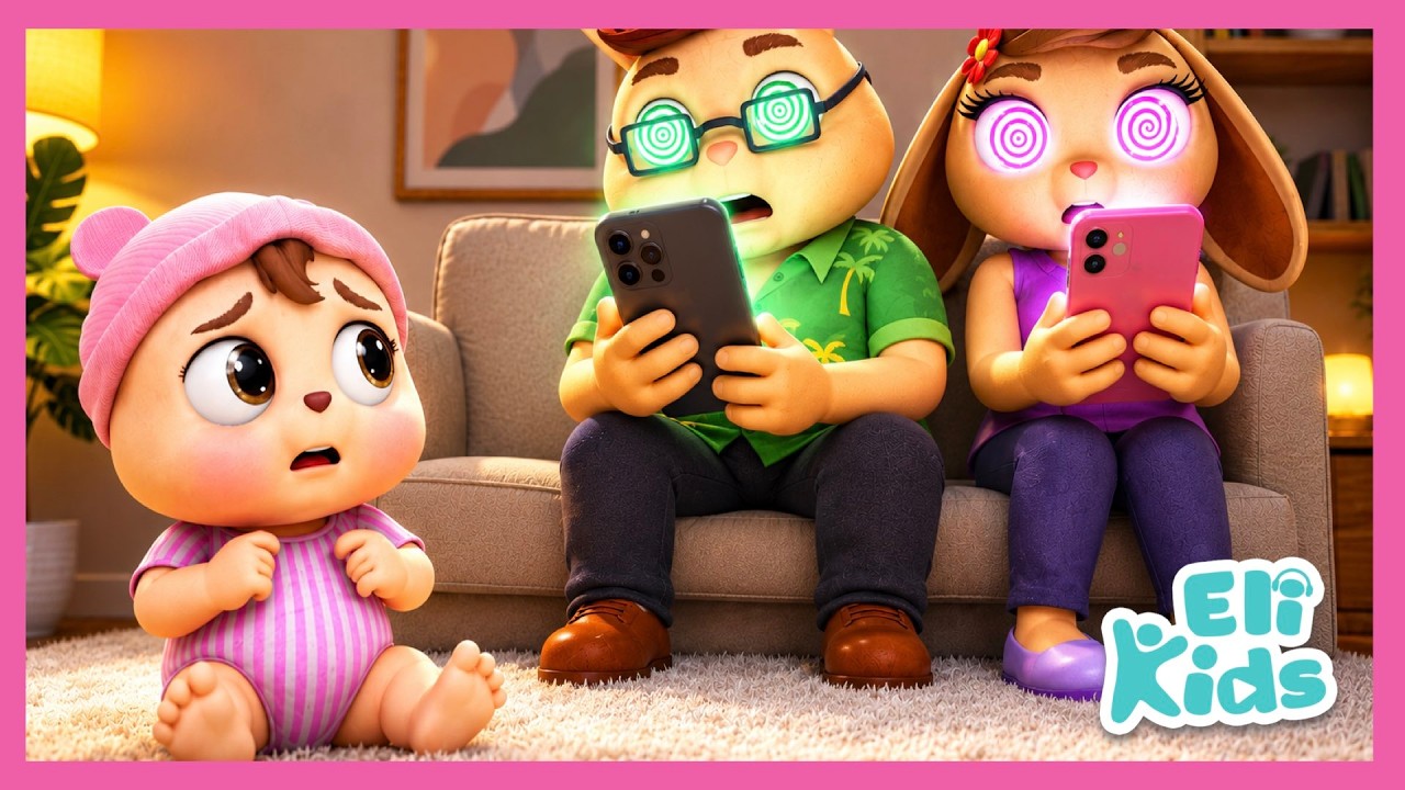 Phones Took Mom & Dad! +More | Eli Kids Educational Compilations