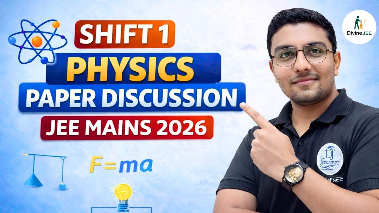 Physics Paper Analysis JEE Main 2026 | 1st Shift Complete Review by Satyam Sir