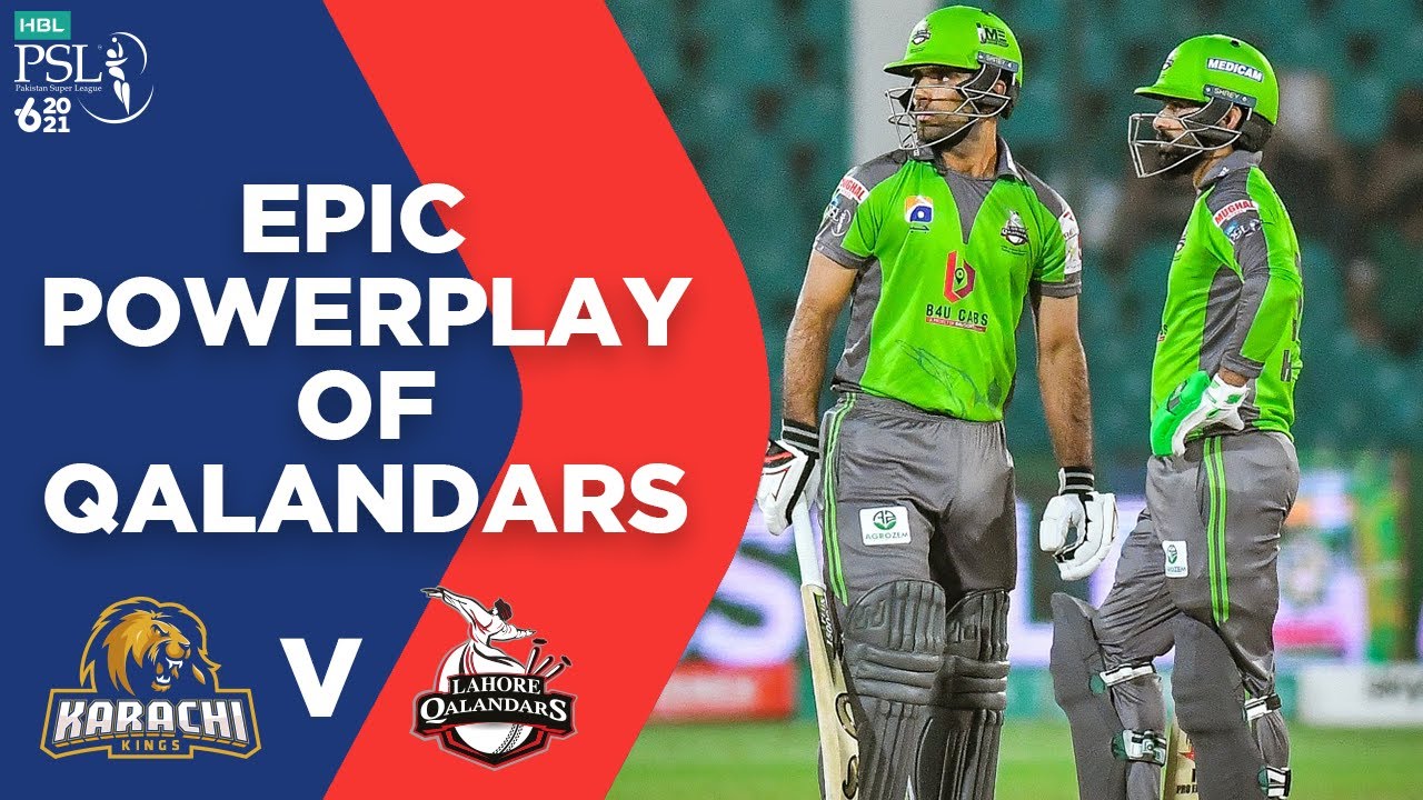 Epic Powerplay of Qalandars | Karachi Kings vs Lahore Qalandars | Match 27 | HBL PSL 6 | MG2L