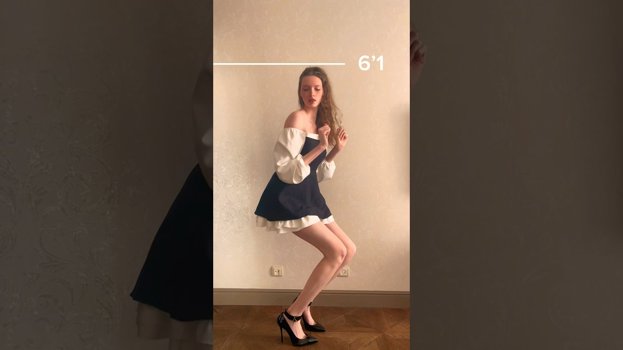 Height in heels👠 #shorts #trending #fyp #goviral #dress #heels #height #longlegs #legs #comparison