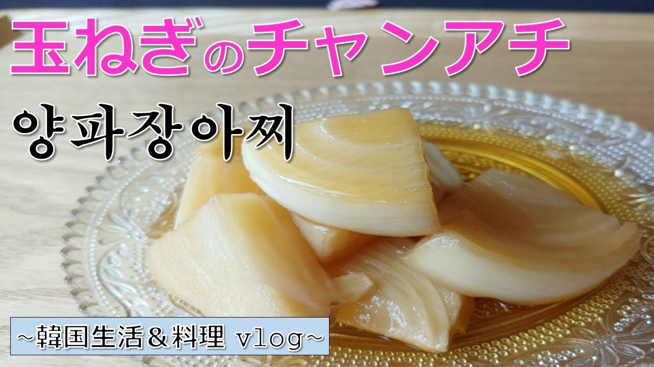 【玉ねぎのチャンアチ】　簡単黄金比率で作る、玉ねぎのしょうゆ漬け　韓国料理レシピ　양파장아찌 Korean pickled onion