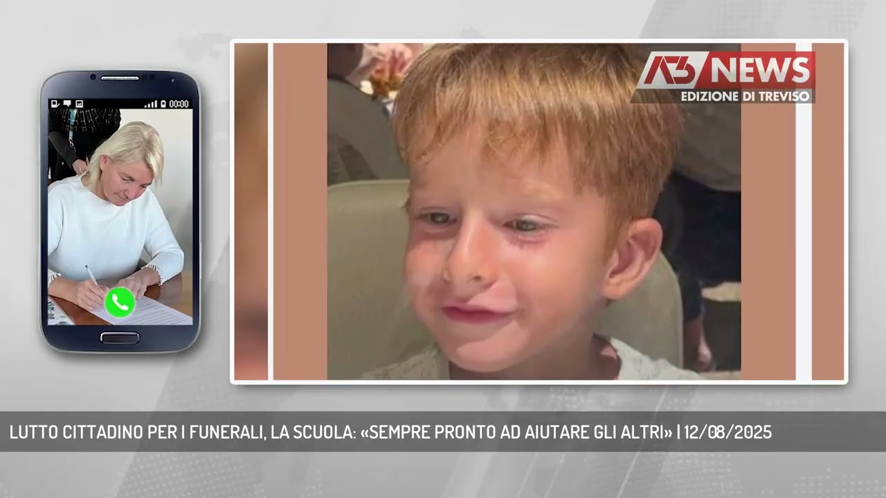 LUTTO CITTADINO PER I FUNERALI, LA SCUOLA: «SEMPRE PRONTO AD AIUTARE GLI ALTRI» | 12/08/2025