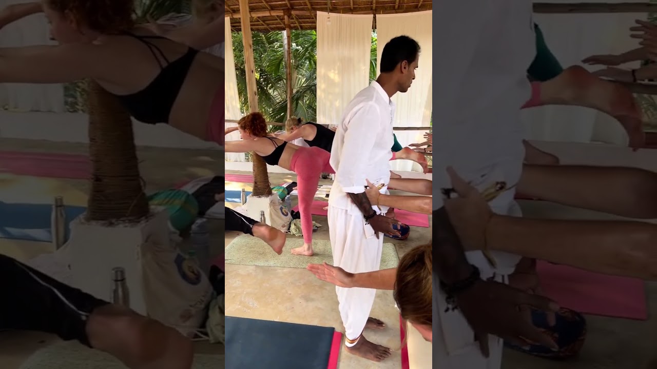 Adjustment Alignment Session @GoaYogashala, India | Best Yoga School in Goa