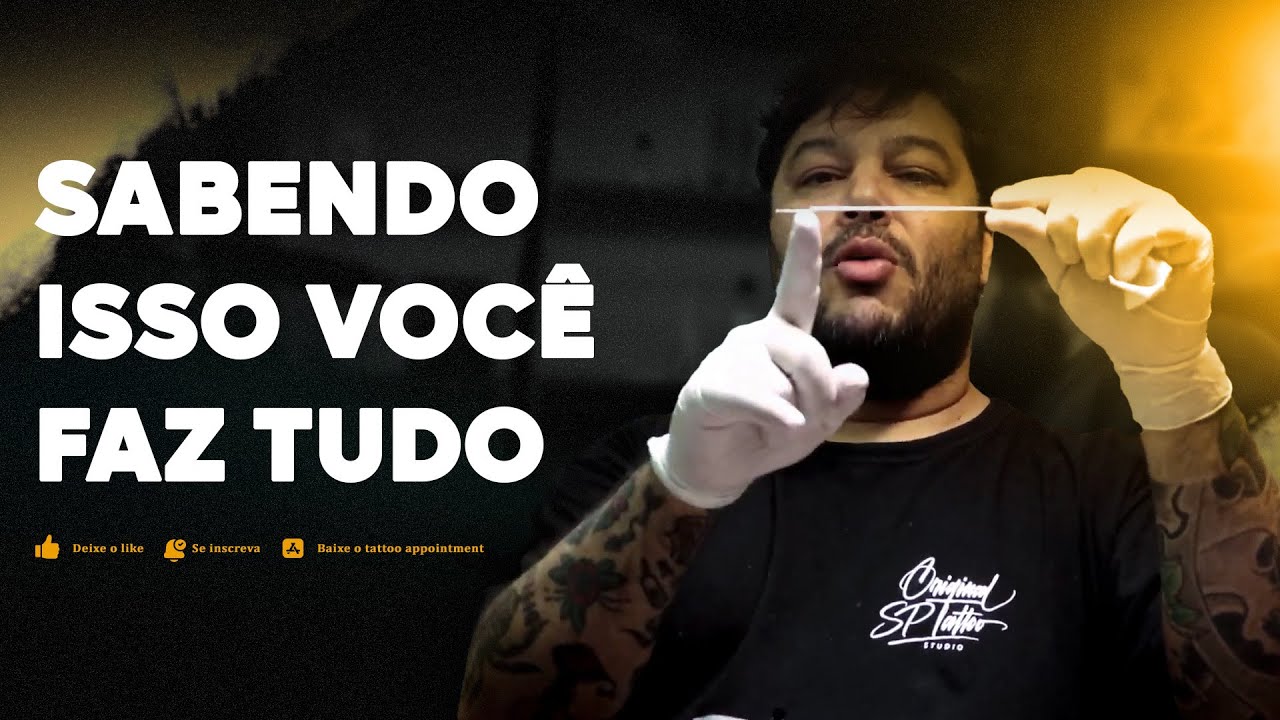 A base da tatuagem - Aula prática