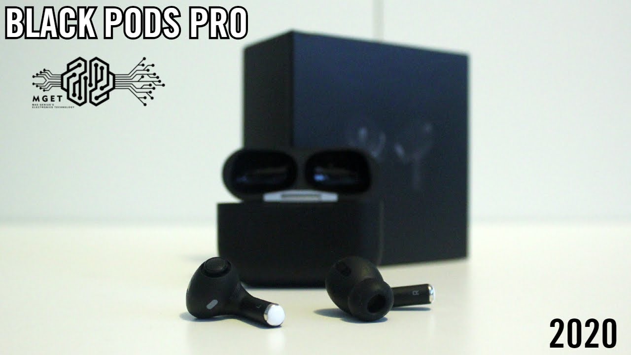 BLACK PODS PRO UNBOXING & REVIEW (GIVEAWAY)
