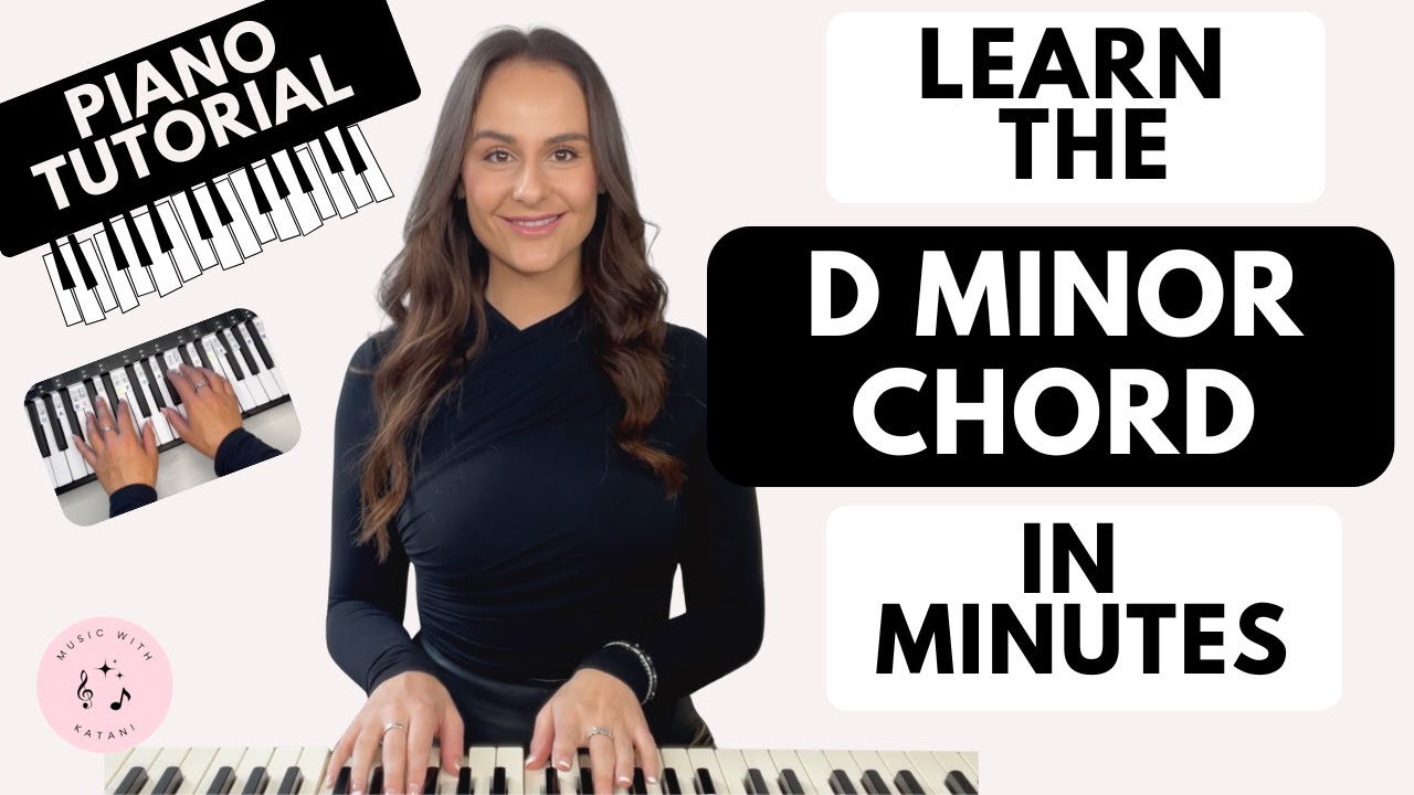 Learn the D Minor Chord in Minutes | Beginner Piano Chord Lesson | With Music Therapist Katani