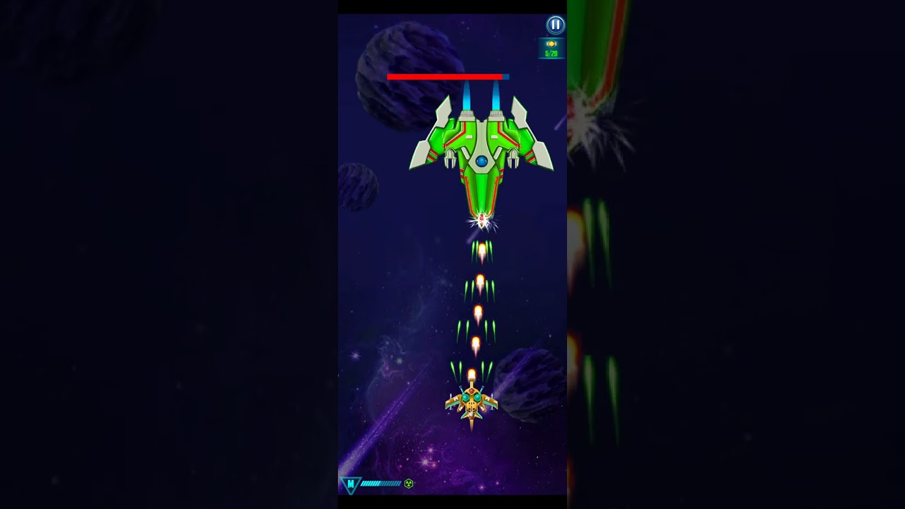 Level 28 Boss 7th | Galaxy Attack Alien Shooter | Replay 2025