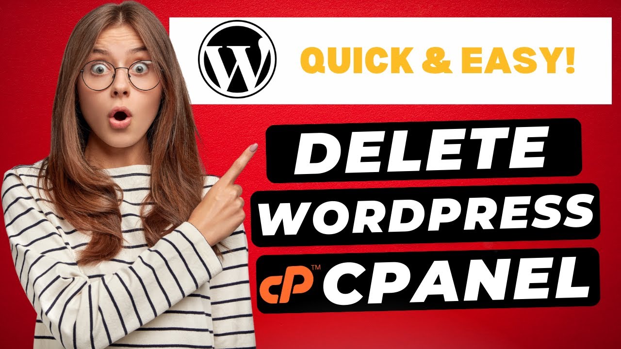 How To Delete A WordPress Site From cPanel (2026) 🔥 | FAST & Easy!