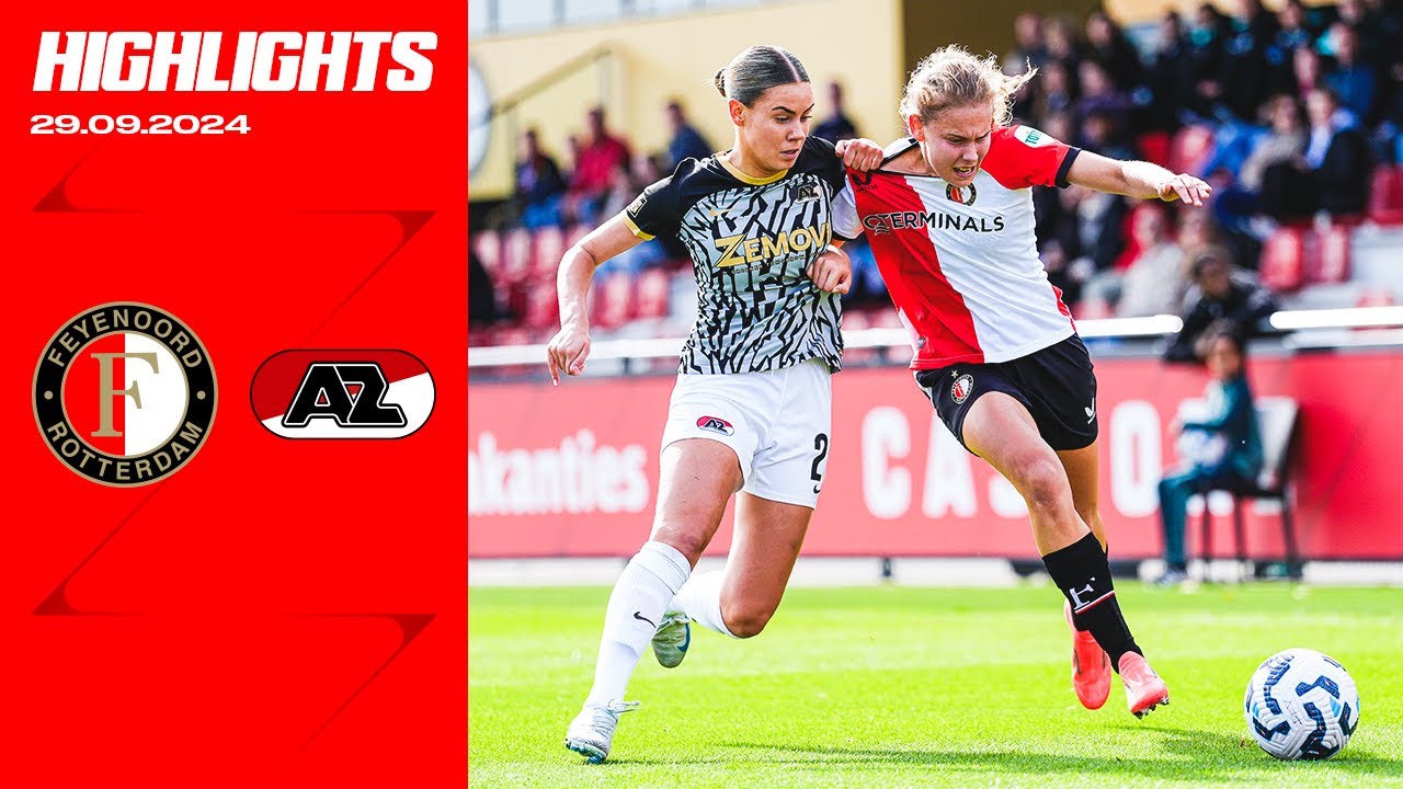 Highlights | Feyenoord V1 - AZ | Azerion Vrouwen Eredivisie 2024-2025