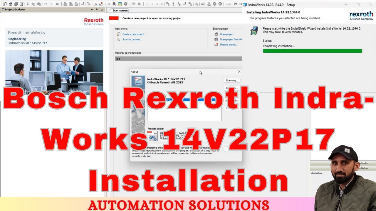 Bosch Rexroth: How to install and activate Bosch Rexroth IndraWorks Engineering PLC Software. 2026