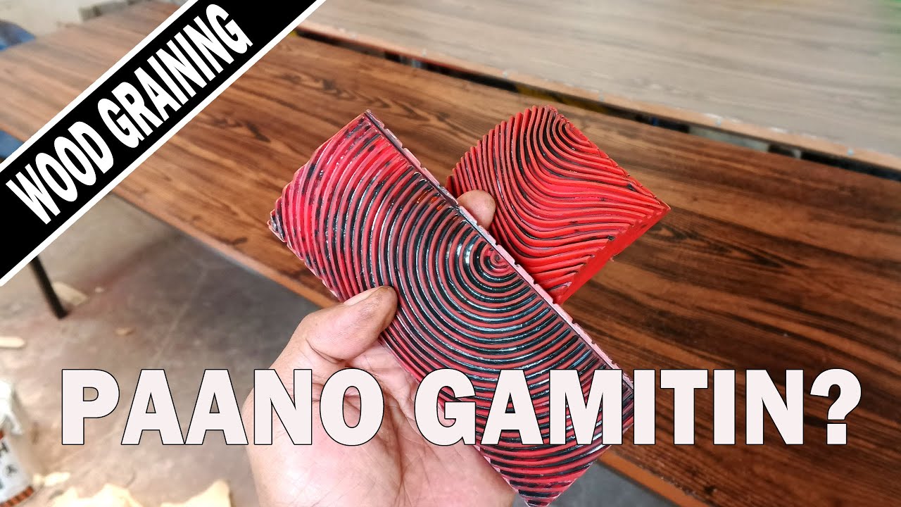 WOOD GRAINING TOOL RUBBER, PAANO GAMITIN