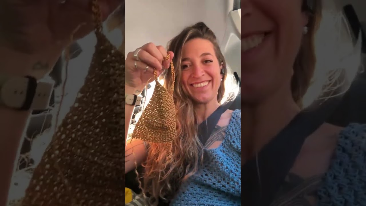 Regata e Top de Croch&ecirc; 🧶 👉  Quer mais dicas? Siga o canal... #AprendaCroch&ecirc; #Croch&ecirc; #DicasDeCroch&ecirc;