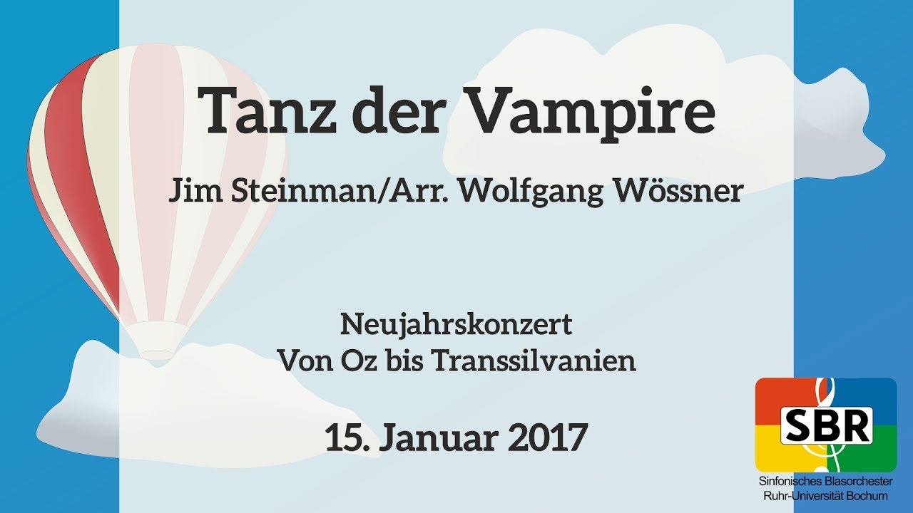 Tanz der Vampire - Jim Steinman, Arr. Wolfgang Wössner [SBR]