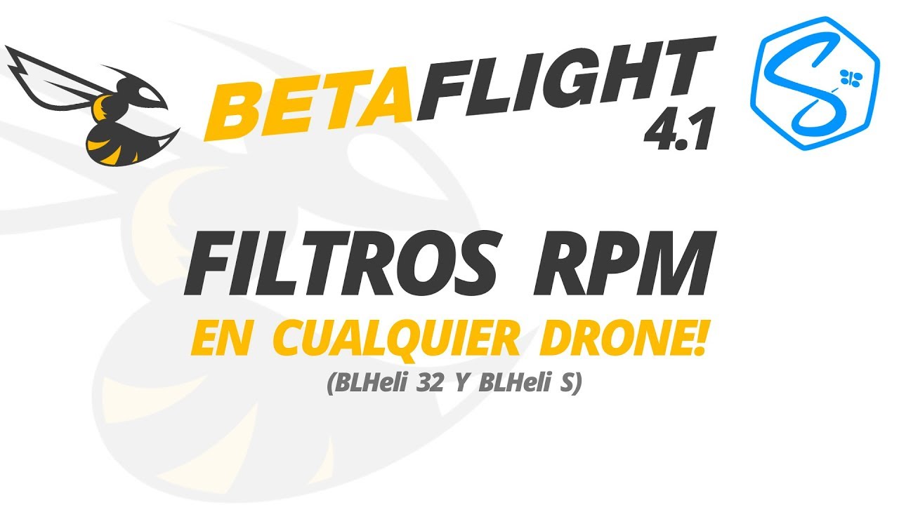 Cómo configurar los Filtros RPM con BLHeli_S GRATIS! (Betaflight 4.1)