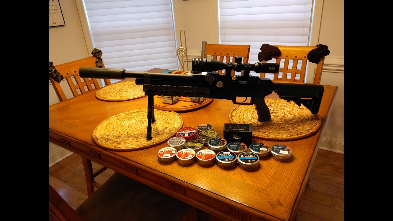 Air Venturi Avenger Custom 177 does some multi-pellet testing