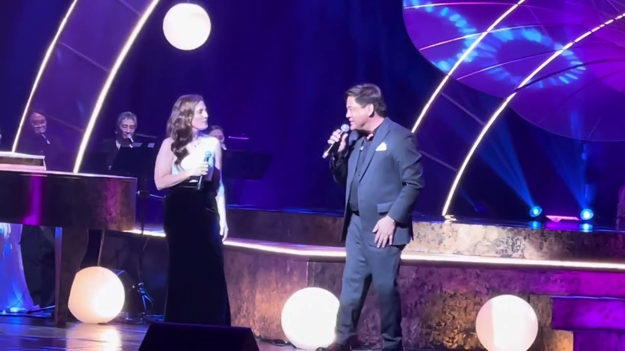 Martin Nievera and Jackie Lou Blanco at Cecile Azarcon&rsquo;s 45th Anniversary Concert