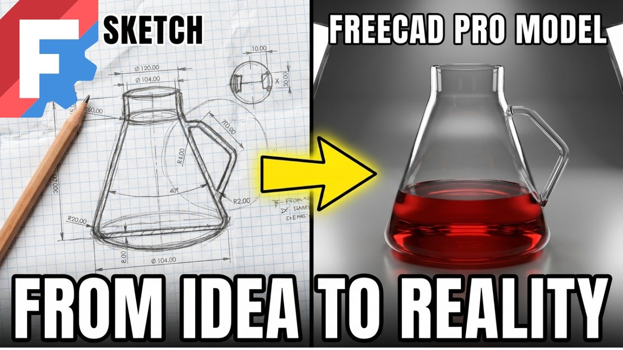 FreeCAD Tutorial For Complete Beginner -Step by Step Exercise 48
