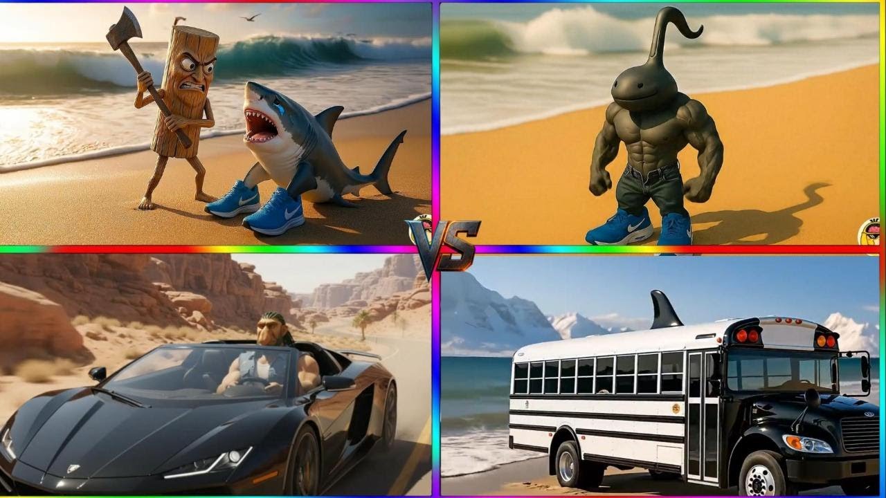 OTAMATONE🆚EXTINCTION 🆚 Tung TungSahurmadeKinderJoySurprise🆚 BRAINROTAnimalstoSchoolBuses🚌–TilesHop🎶