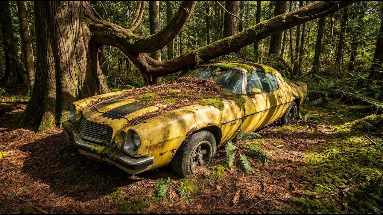 Abandoned 1977 Chevrolet Camaro Full Restoration | No Talking ASMR