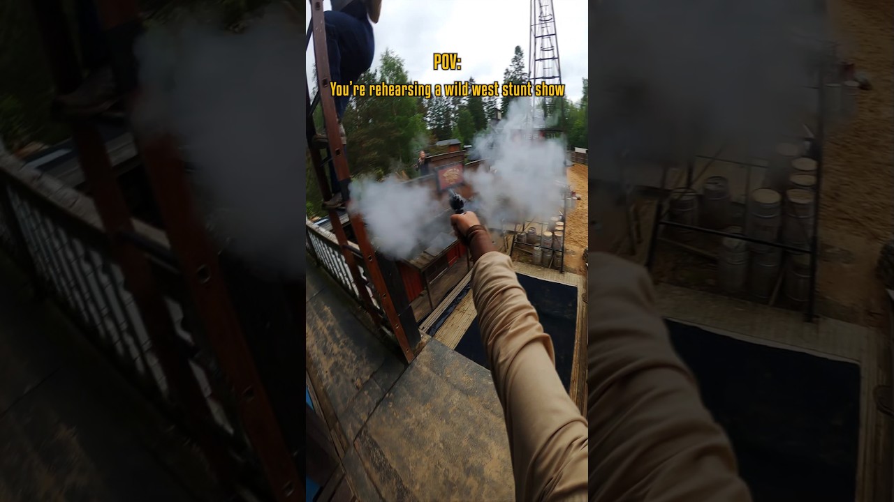 POV: You're rehearsing a wild west stunt show ~~~ #wildwest #western #revolver #rdr2 #reddead #fps