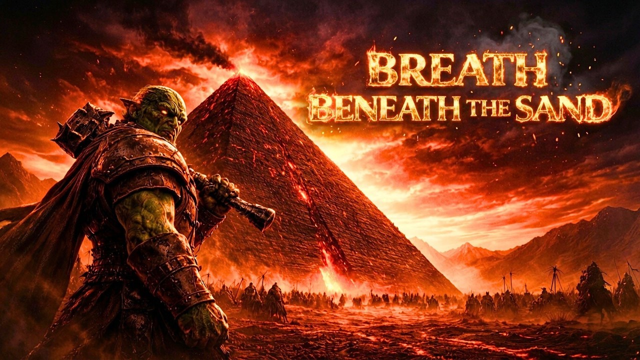 BREATH BENEATH THE SAND: 600 Orcs Build a Pyramid to Seal a Volcano |   Epic Fantasy Full Movie | 4k
