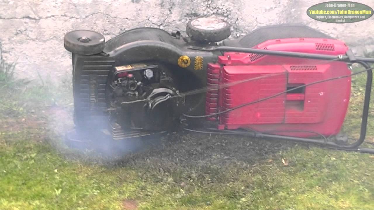 Attempted Mower Destruction Engine Blow