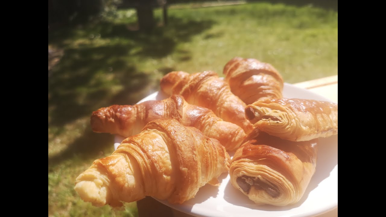 Croissants et pains au chocolat au levain