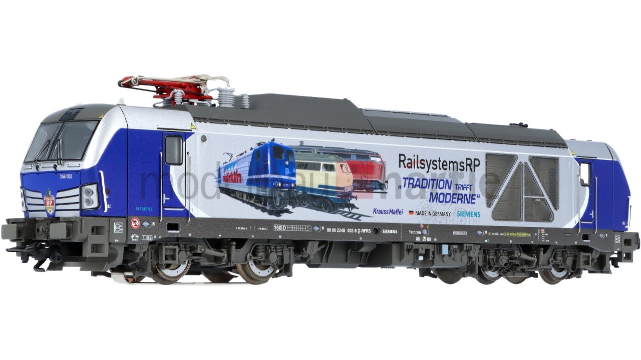 märklin 39291 / TRIX 25291 Zweikraftlok BR248 Vectron Dual Mode Railsystems RP | mfx Sound | Spur H0