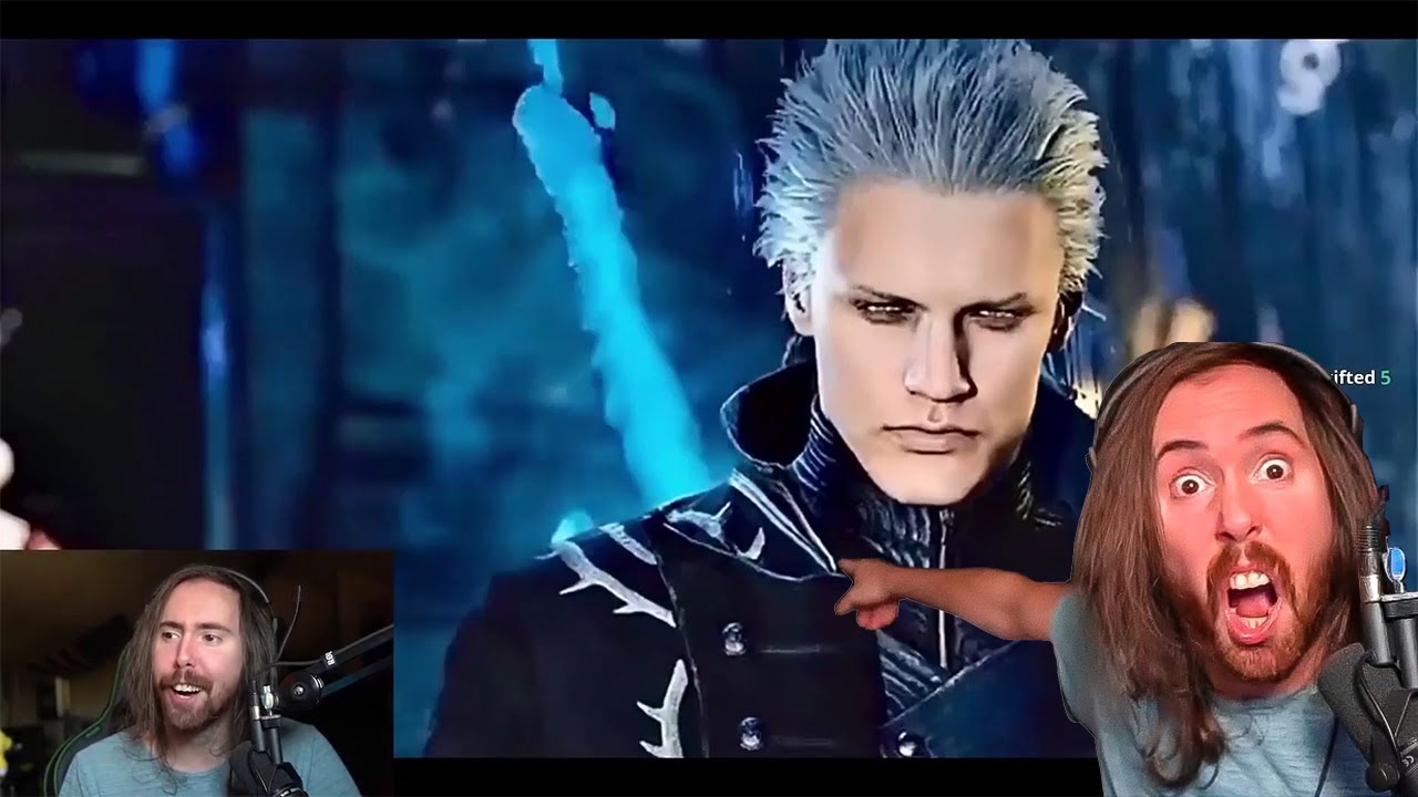 Реакция Асмонголда на ВЕРГИЛЯ | Bury the Light Devil May Cry 5