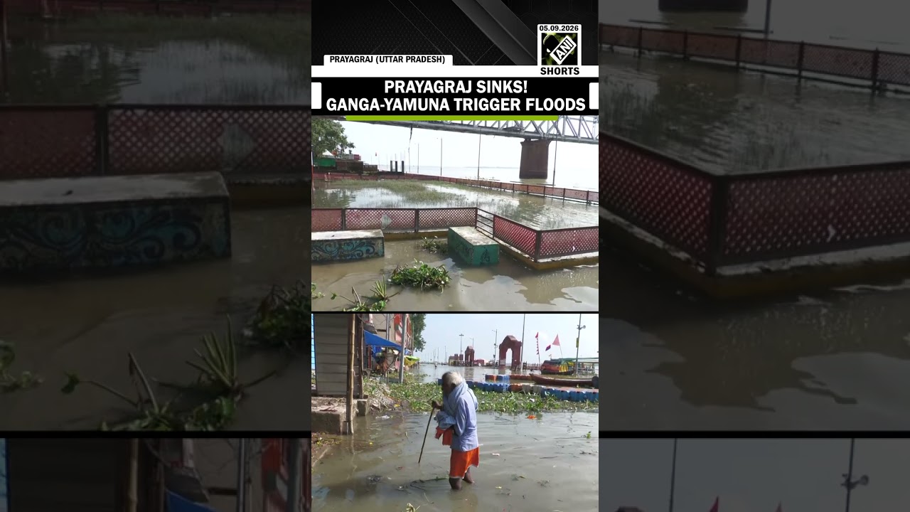 Ganga-Yamuna waters enter Prayagraj settlements, submerging low-lying areas