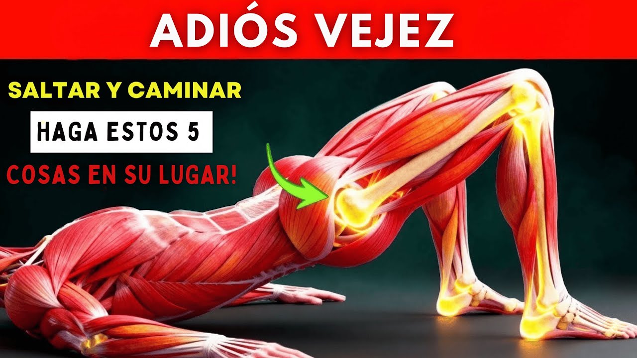 ¿Más de 50? Estos 5 ejercicios son mejores que caminar. ¡Recomendado por especialistas!