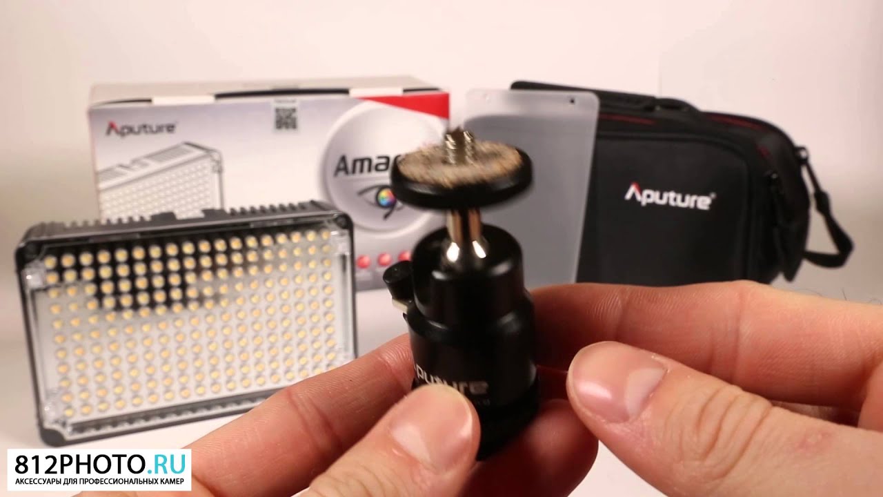 Обзор накамерного света Aputure Amaran AL-H198C