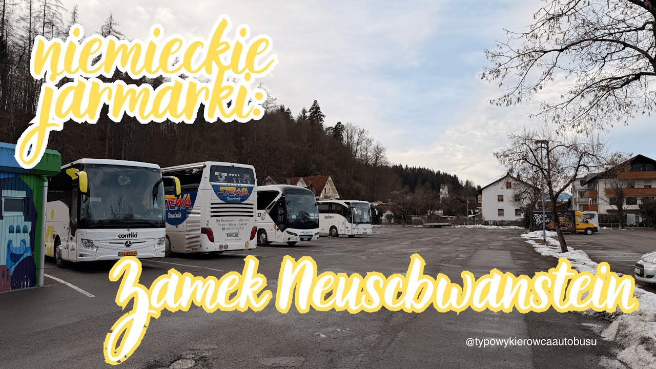 Zamek Neuschwanstein, tankowanie i Fussen - w końcu nieco śniegu i pierwsza wycieczka na finiszu